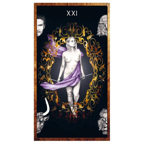 Dancing in the Dark Tarot |deck original Lo Scarabeo esoteric fortune 78 cards m - Picture 2 of 8